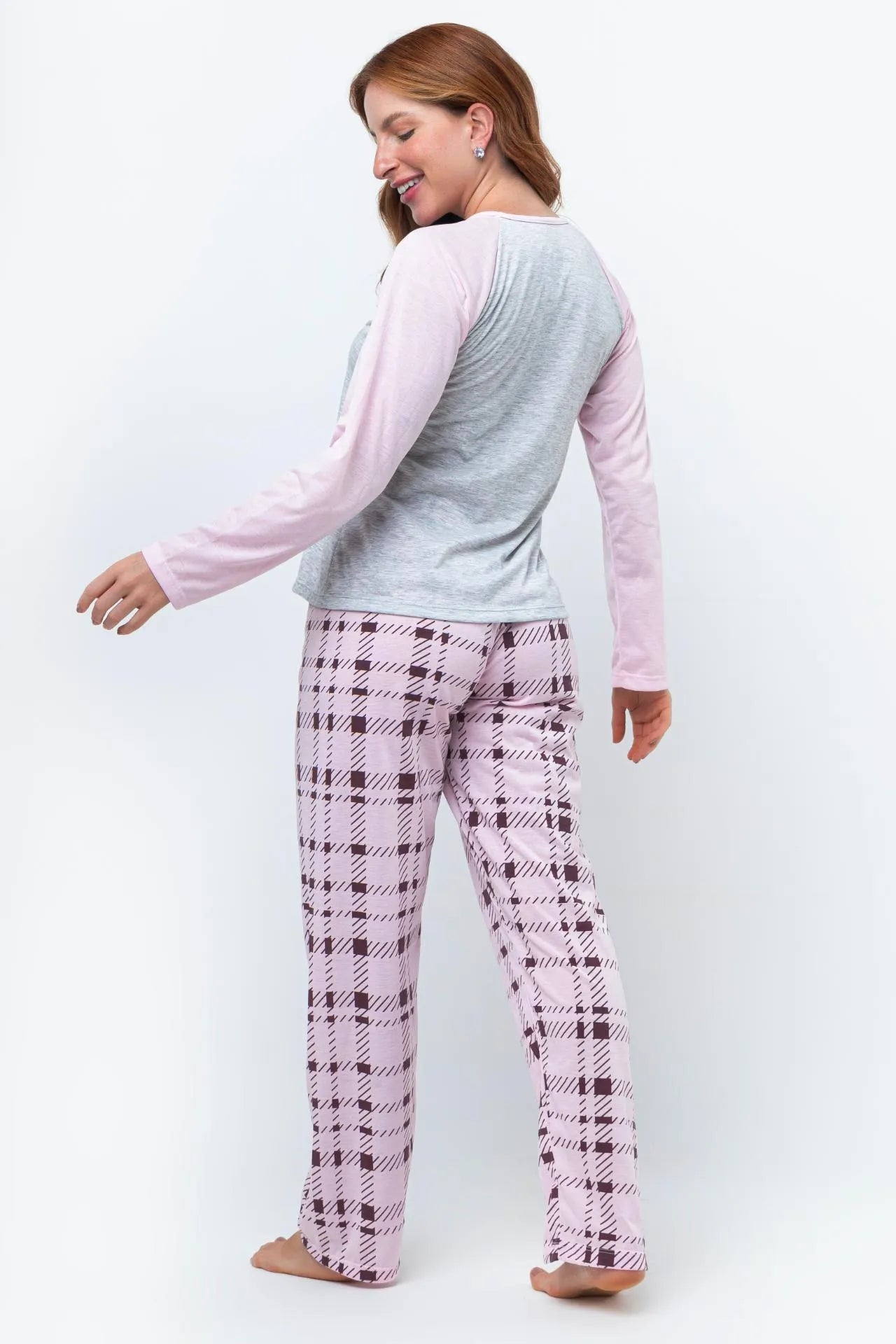 Pijama Longo Malha PV Raglan- CJ