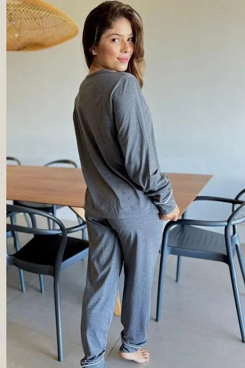 Pijama Longo Malha PV - You Pretty