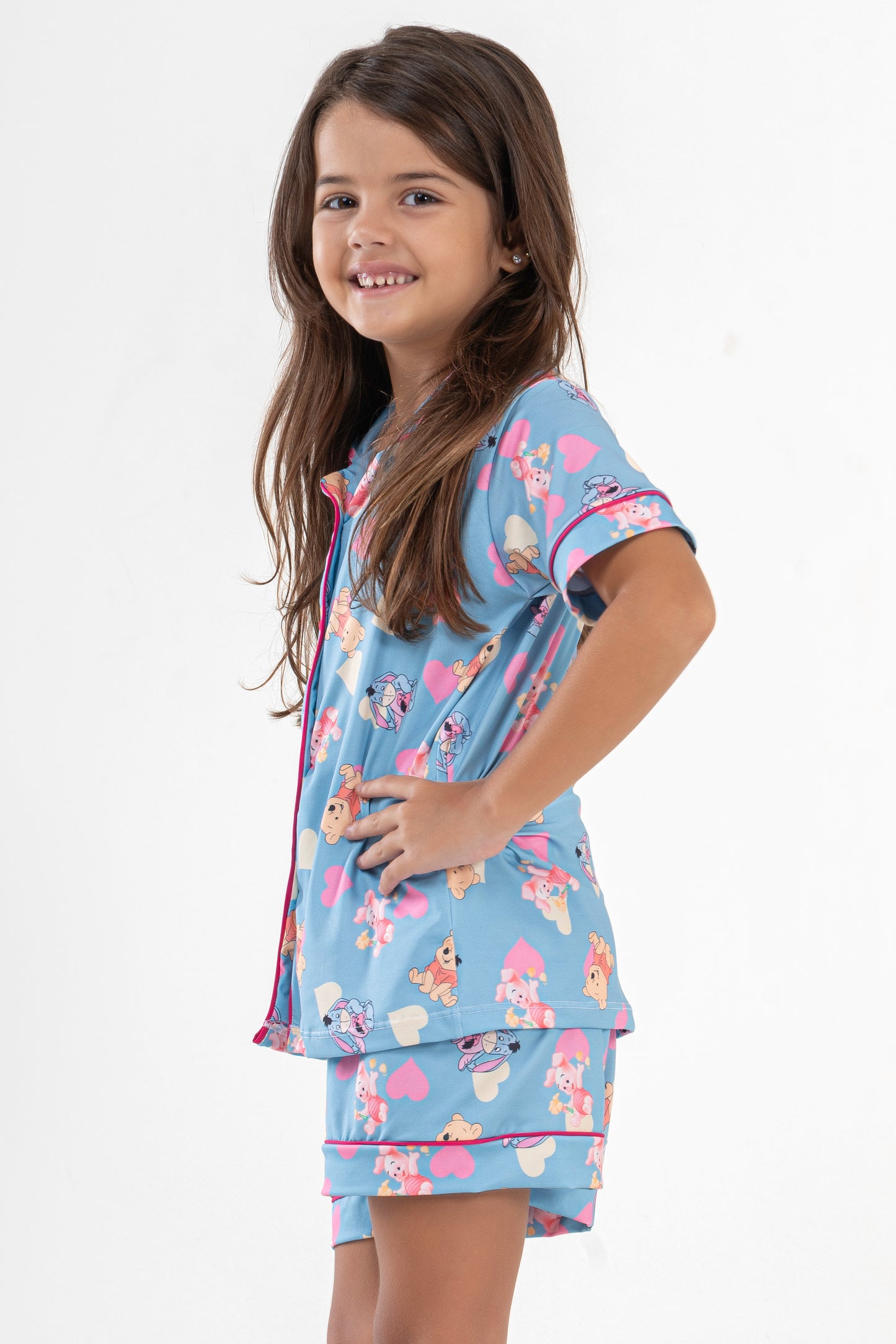 Pijama Americano Infantil Fluit - Ursinho Pooh