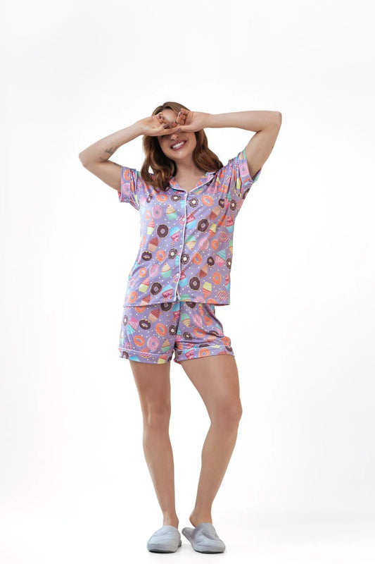 Pijama curto americano fluit- Donnut