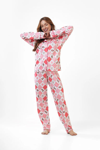 Pijama longo americano fluit- Country