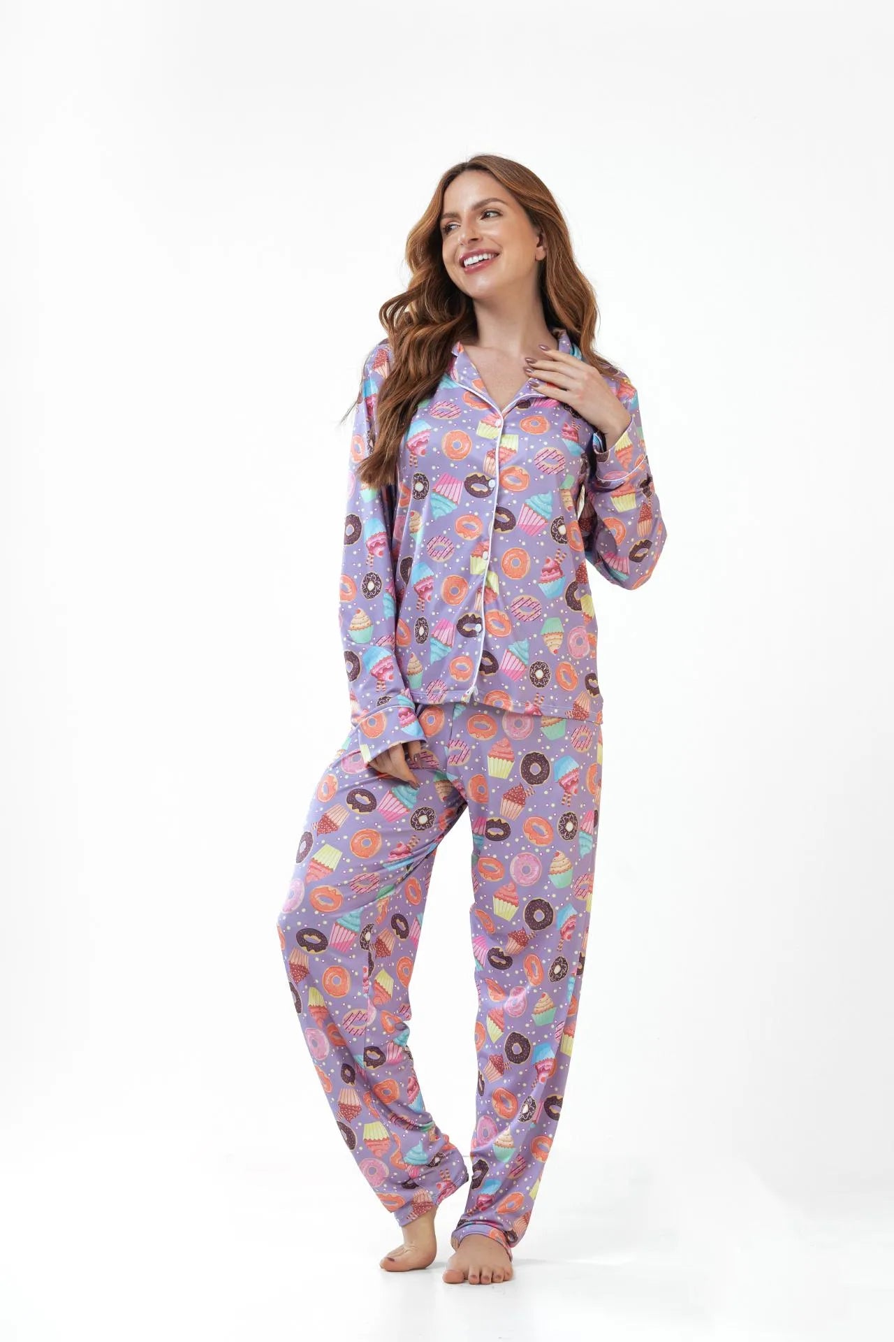 Pijama longo americano fluit- Donnut