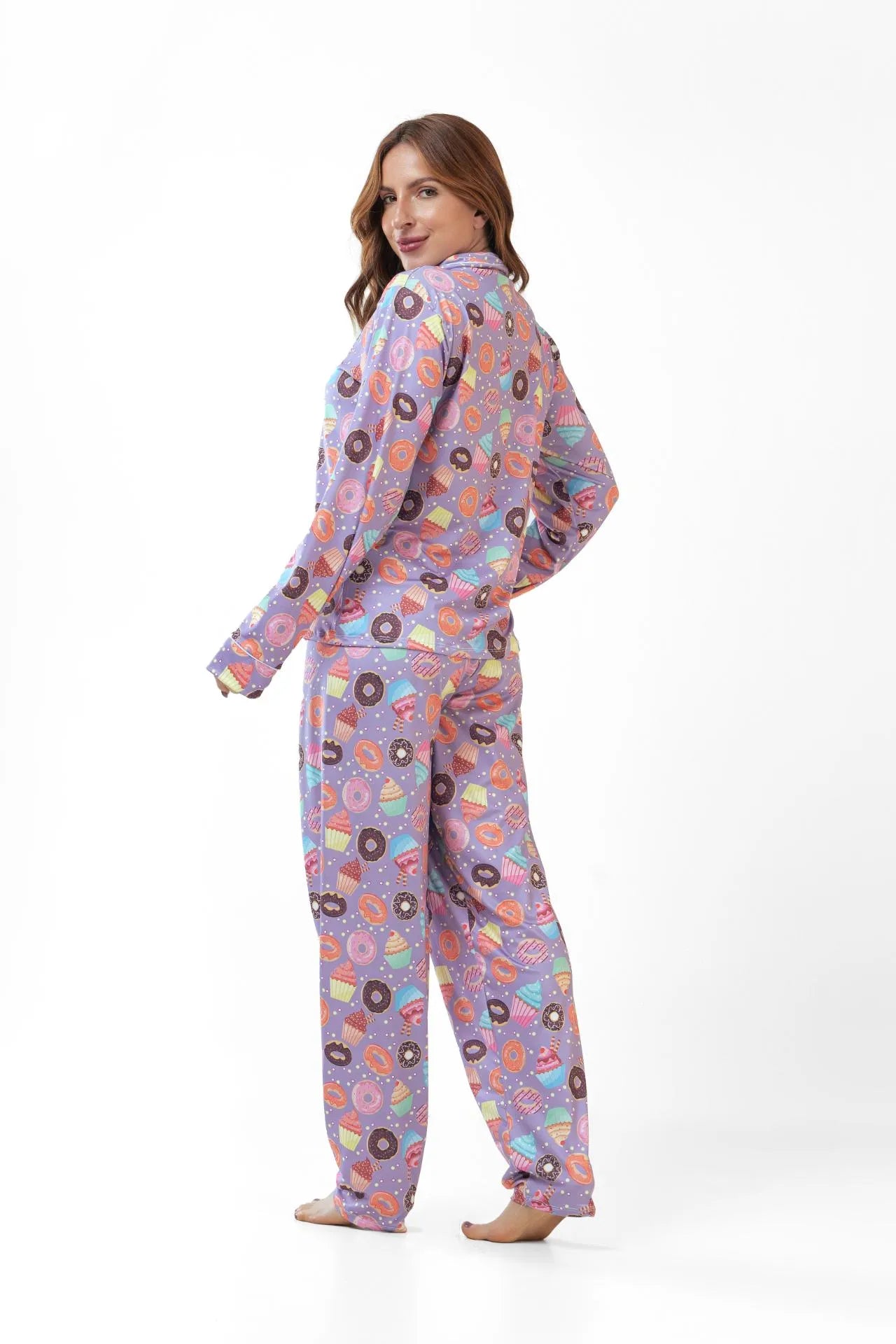 Pijama longo americano fluit- Donnut