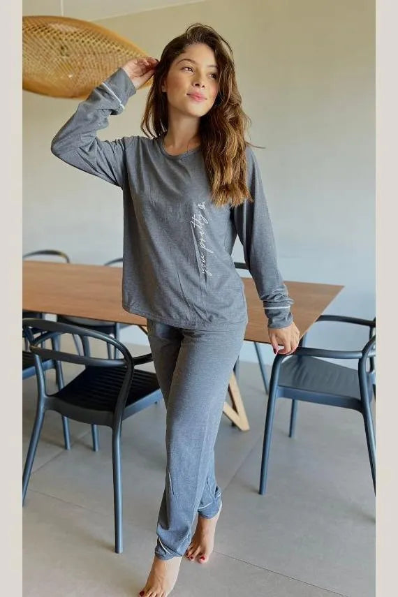 Pijama Longo Malha PV - You Pretty