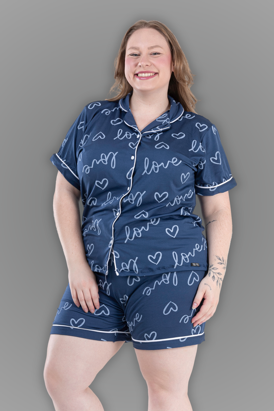 Pijama americano plus size- Love Marinho